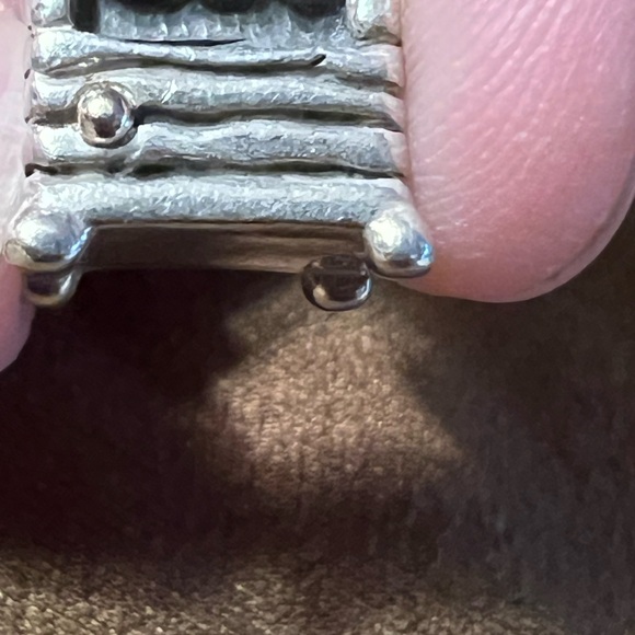 Pandora “ Princess and the Pea” charm SS and 14 K crown and Pea - Picture 3 of 5